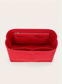 For PM GM MM OrganizerPurse Organizer Insert, Felt Bag Organizer With Zipper, Handbag Tote Shaper, For GM Tote