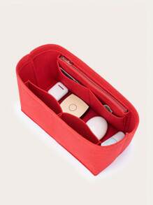 For PM GM MM OrganizerPurse Organizer Insert, Felt Bag Organizer With Zipper, Handbag Tote Shaper, For GM Tote