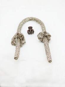 4 piezas Mujer con estampado de leopardo de moda Set accesorio de pelo para pelo Decoración - Multicolor - Ver 3