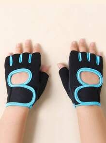 1雙戶外騎行健身半指手套 - 彩色 - 查看 5