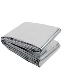 1入組可折疊兩面可戴隔熱毯子 - 銀色 - 查看 3