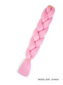 Bím tóc tổng hợp dài dài - Hồng - Xem 2