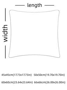 2入組無填充物素色靠墊套卡其色絨布抱枕套適用於沙發沙發客廳 - 卡其色 - 查看 5