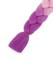 Trenza de pelo sintético largo largo - Multicolor - Ver 4