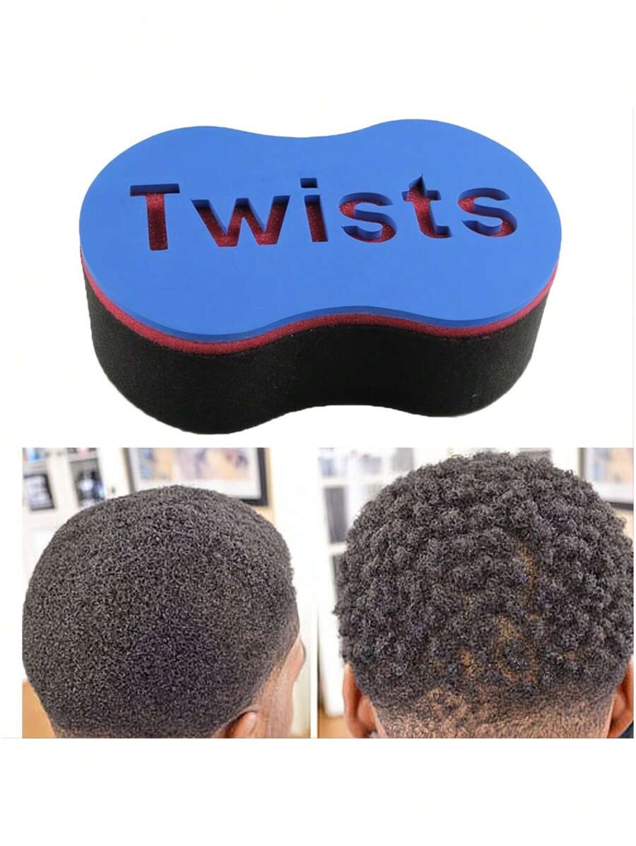 Afro Hair Twist Sponge - Blue - View 1