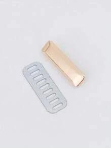 2 piezas de accesorios de metal aleatorios simples de bricolaje adecuados para la decoración de bolsas - Dorado - Ver 3