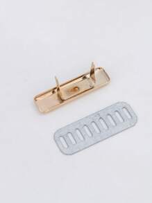 2 piezas de accesorios de metal aleatorios simples de bricolaje adecuados para la decoración de bolsas - Dorado - Ver 4