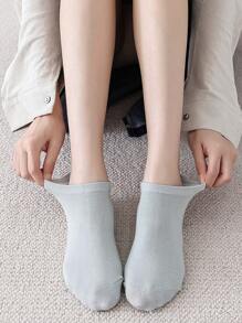 5雙愛心和字母圖案短襪 - 彩色 - 查看 8