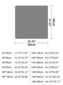 1 Tua Rua Trang Trí Khăn Trải Bàn, Hiện Đại Polyester Chống Dầu Bàn Cho Phòng Ăn - màu xanh lá - Xem 2