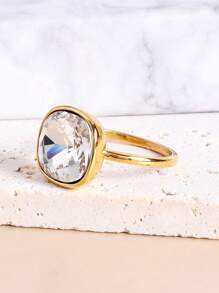 Nhẫn trang trí đá rhinestone - Nhiều màu - Xem 2