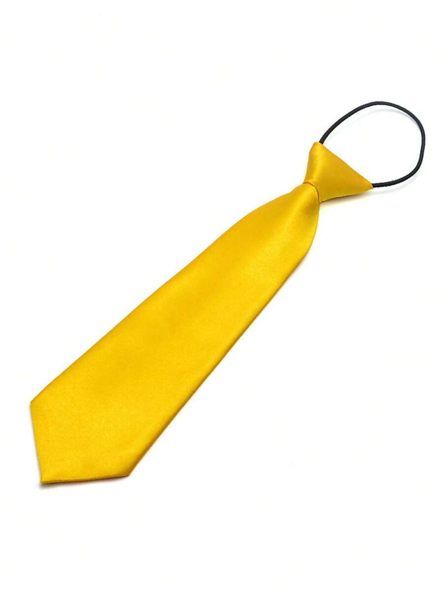 1 cà vạt thời trang dành cho cả nam và nữ để trang trí hàng ngày - Màu vàng - Xem 1