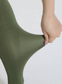 Mujer 1 par Medias de talla grande unicolor de moda para decoración diaria