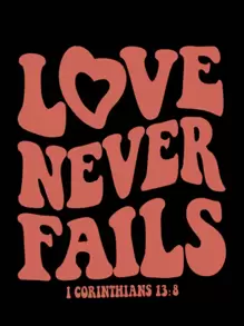 SHEIN EZwear 標語圖案袋鼠口袋抽繩加絨內裏連帽衫 - 黑色 - 查看 3