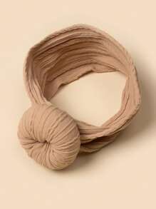 3pcs Baby Girl Round Decor Hair Band - Coffee Brown - View 4