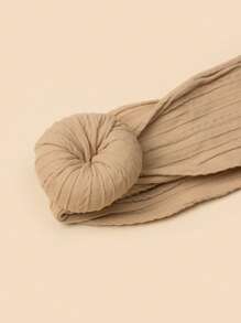 3pcs Baby Girl Round Decor Hair Band - Coffee Brown - View 5