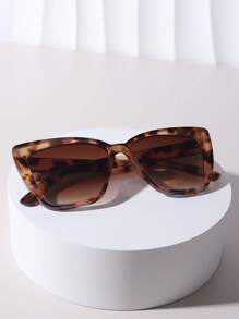 1 chiếc kính mát gọng mèo họa tiết da báo dành cho nữ thích hợp để đeo hàng ngày khi đi nghỉ hè ở bãi biển, ngoài trời, du lịch - Nhiều màu - Xem 3