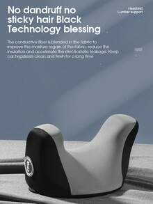 1pc Car Neck Pillow - Grey - View 5