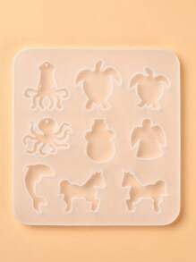 1入組矽膠創意動物設計DIY矽膠模具 - 無色 - 查看 1