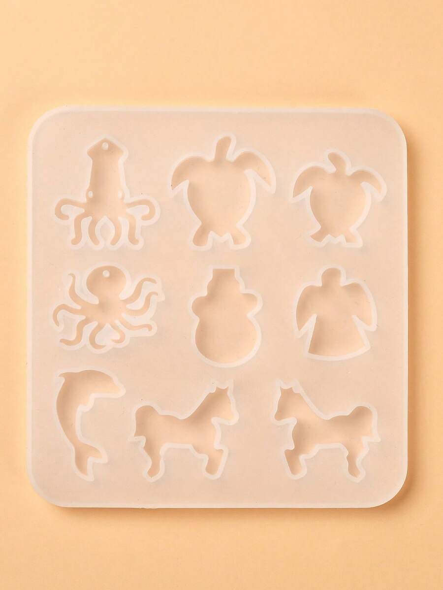 1入組矽膠創意動物設計DIY矽膠模具 - 無色 - 查看 1