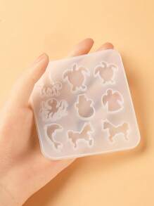 1入組矽膠創意動物設計DIY矽膠模具 - 無色 - 查看 2