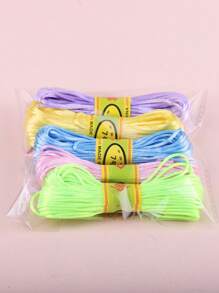 束 X 10m 彩色手工編織繩，適合 Diy 珠寶製作