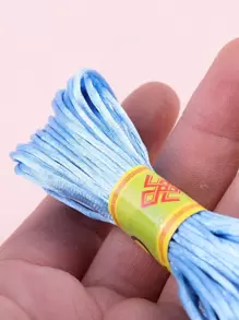 束 X 10m 彩色手工編織繩，適合 Diy 珠寶製作