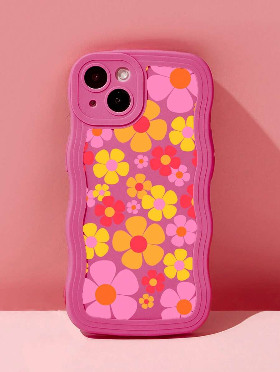 POSSE Artist Series - Creative Large Wave Anti-fall Phone Case With Spring Flower Pattern - Multicolor - View 1