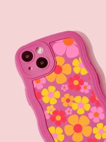 POSSE Artist Series - Creative Large Wave Anti-fall Phone Case With Spring Flower Pattern - Multicolor - View 2
