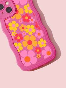 POSSE Artist Series - Creative Large Wave Anti-fall Phone Case With Spring Flower Pattern - Multicolor - View 3