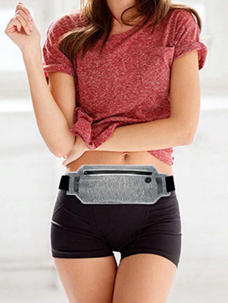 Running Waist Bag - Black - View 1