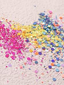 12色/包混合纯色闪粉美甲装饰 - 彩色 - 查看 7