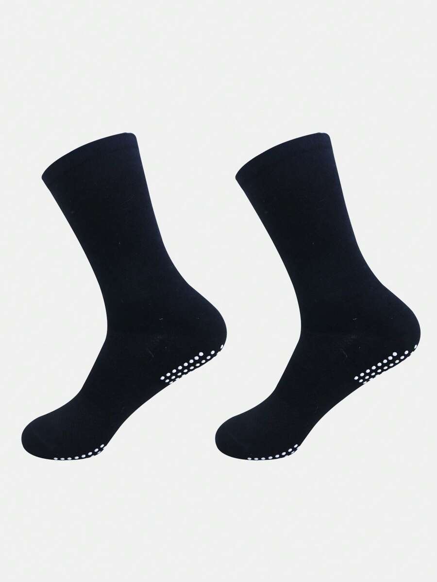 Sports Outdoor 1pair Yoga Anti-Slip Socks - Black - View 1
