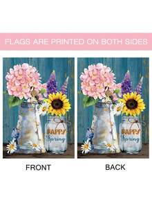 1 lá cờ vườn hoa hướng dương - Nhiều màu - Xem 2