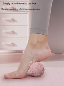 Yoga Foot Massage Ball - Pink - View 4