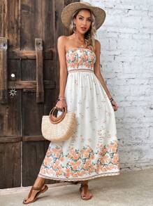 Breezaya 印花抹胸連衣裙 - 彩色 - 查看 4