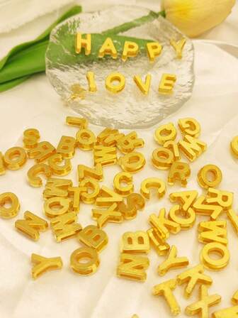 1入組字母設計DIY珠子