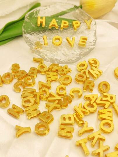 1入組字母設計DIY珠子