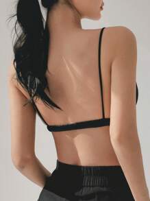 DAZY Áo ngực & Áo lót Nữ màu trơn Gợi cảm - màu đen - Xem 1