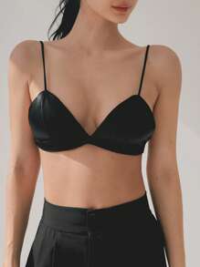 DAZY Áo ngực & Áo lót Nữ màu trơn Gợi cảm - màu đen - Xem 8