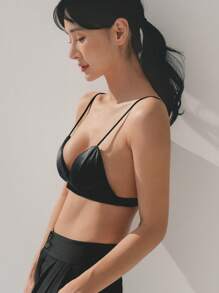 DAZY Áo ngực & Áo lót Nữ màu trơn Gợi cảm - màu đen - Xem 5