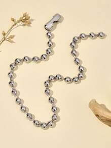 Collier à perles minimaliste - Argent - Voir 2