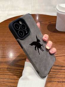 Ốp lưng điện thoại chống rơi họa tiết kỳ lân - Xám - Xem 1