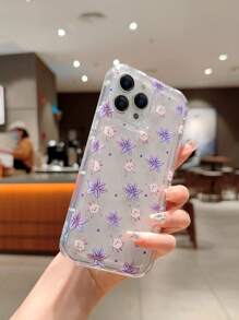 เคส โทรศัพท์ ลาย ดอกไม้ กันการหล่น - มัลติคัลเลอร์ - ดู 3