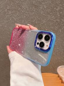 Ốp lưng điện thoại chống rơi ombre long lanh - Nhiều màu - Xem 3