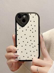 1 Ốp Điện Thoại Tpu Love Heart & In Hoa Tương Thích Với Iphone X, Xr, Xs Max, 11, 12, 13, 14, 15, 15 Pro, 15 Plus, 15 Pro Max - Nhiều màu - Xem 3