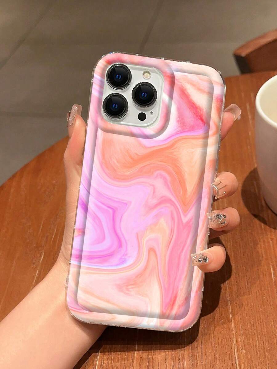 Ốp điện thoại chống rơi hoa văn trừu tượng - Nhiều màu - Xem 1