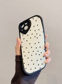 1 Ốp Điện Thoại Tpu Love Heart & In Hoa Tương Thích Với Iphone X, Xr, Xs Max, 11, 12, 13, 14, 15, 15 Pro, 15 Plus, 15 Pro Max - Nhiều màu - Xem 4