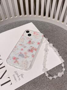 Fashionable Small Flower Phone Case Compatible With Iphone 15/15pro Max/15pro/15plus/11/12/13/14pro Max/xs/xr/11pro/11pro Max/12pro/12pro Max/13pro/13pro Max/7plus/14pro/14pro Max/14plus/7plus/8plus/8/se2, Soft Shell, Minimalist & Creative - Clear - View 7