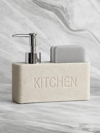 1 件树脂乳液分配器，现代字母图形乳液分配器，适用于家庭浴室装饰秋季装饰返校