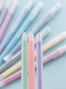 12pcs/Set Simple 0.5mm Colorful Handwriting Pen Back To School